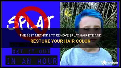 splat dye blue|how to remove splat dye.